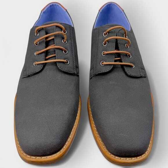 Perry Ellis Winston Ultra Foam Men’s Gray Dress Shoe Sz 7.5 New No Box Comfort - Picture 4 of 10